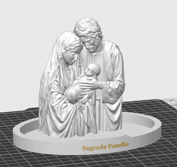 Holy Family Rosary Holder