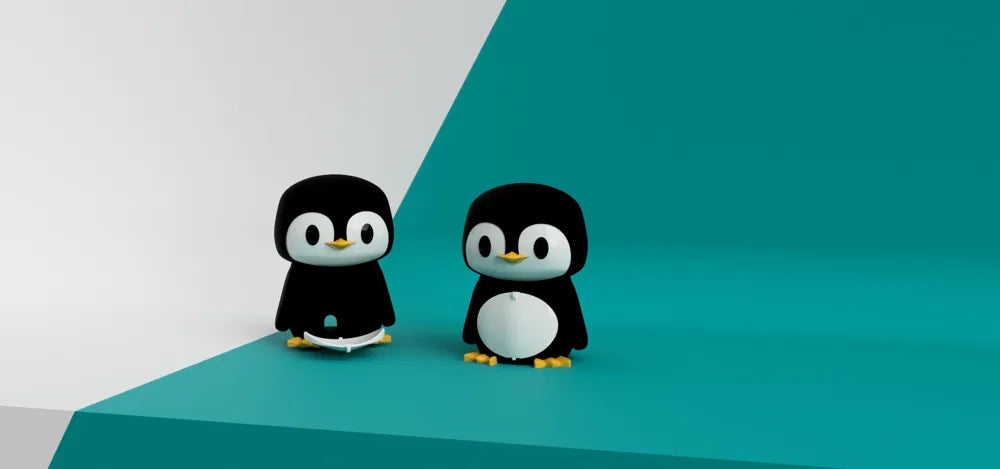 Penguin Headphone Stand - Your Audio Companion