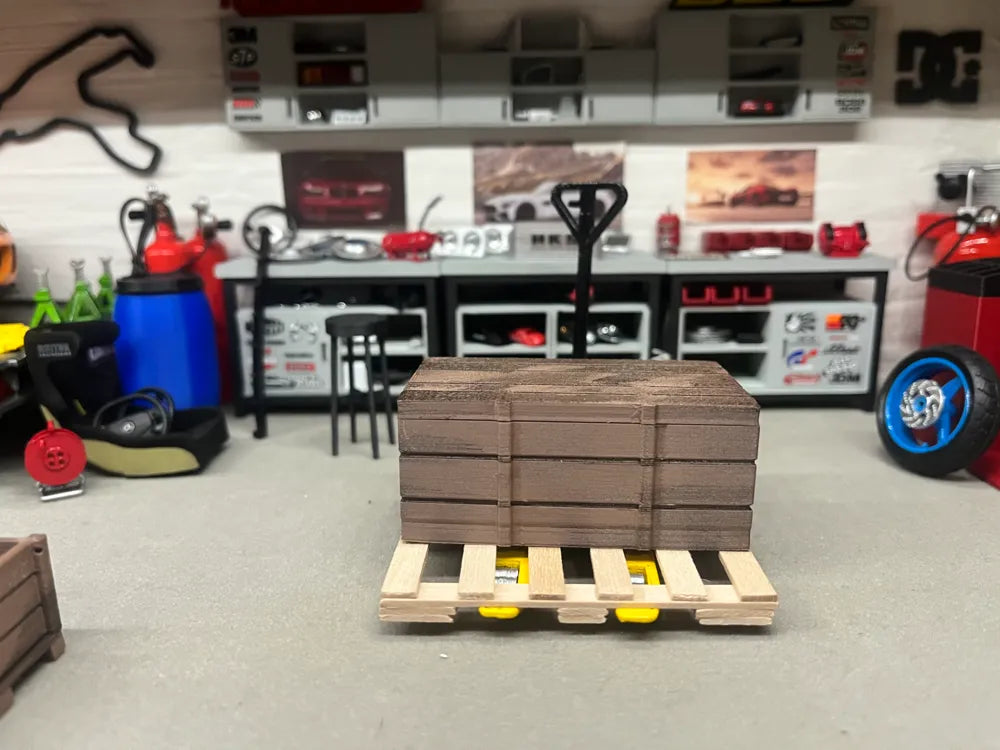 miniature wooden chest varous scale for diorama