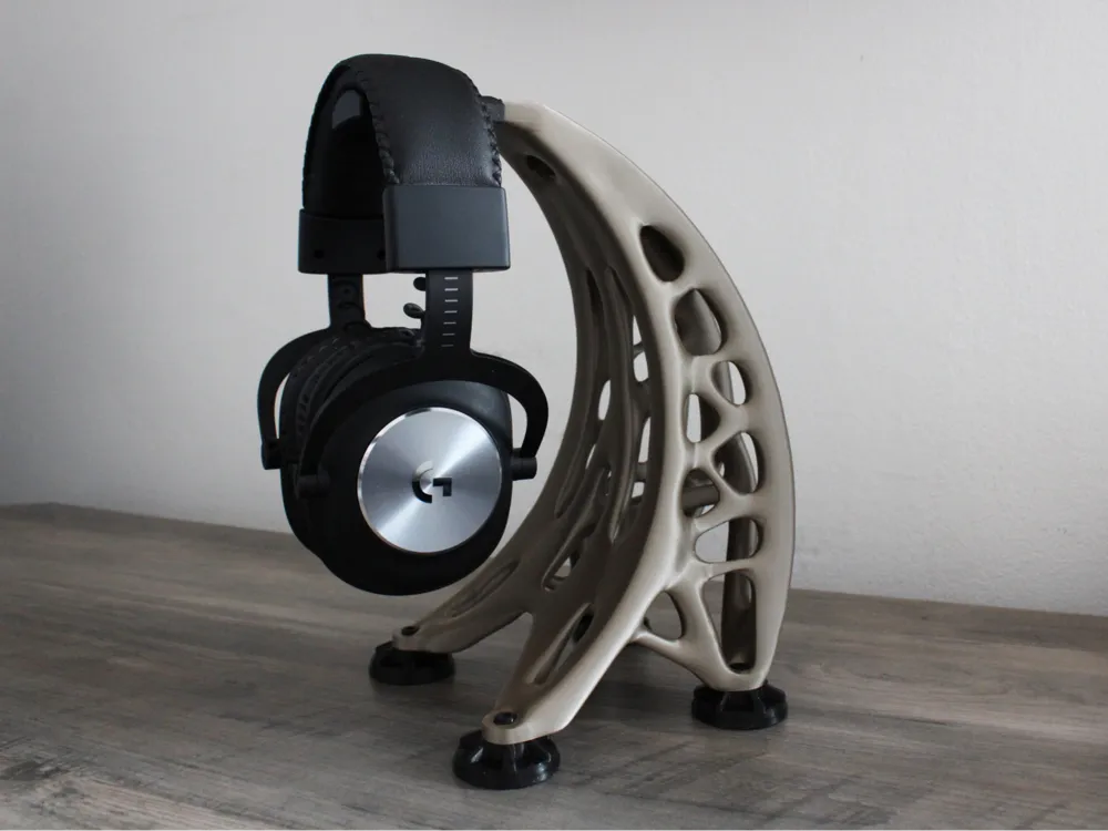 Industrial Headphone Stand - Topology Optimized