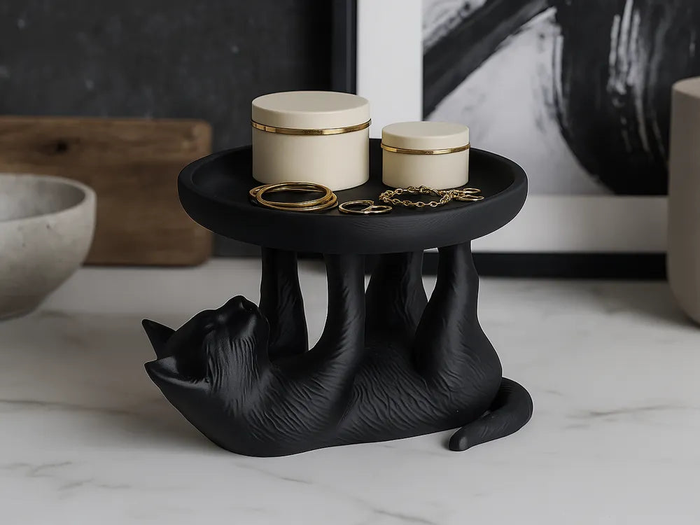 Cat Jewelry Tray – Playful Animal Home Organizer