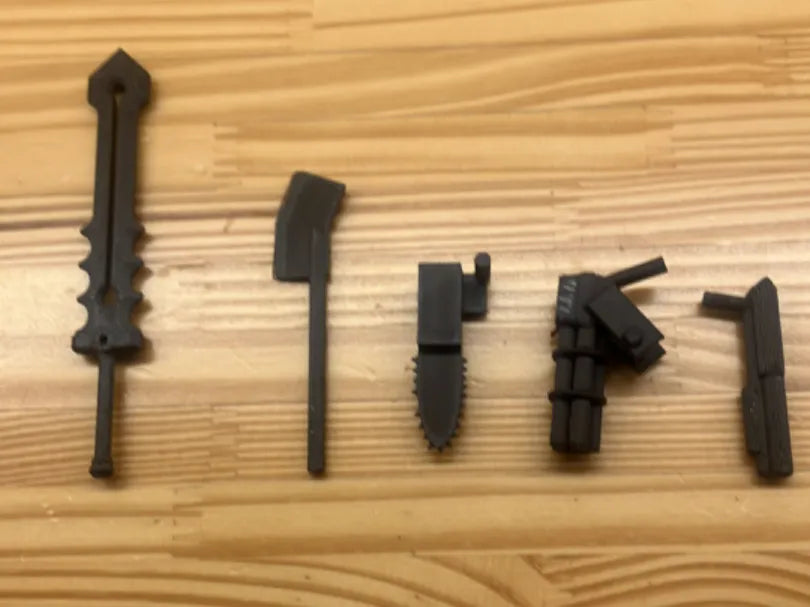 Action Figure Weapons