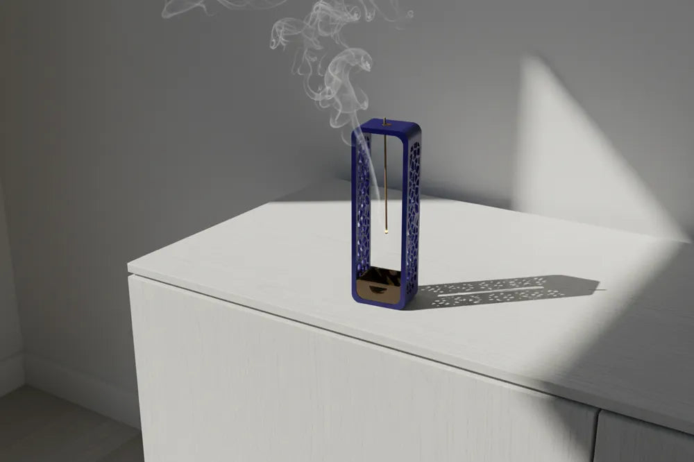 Voronoi modern design incense holder