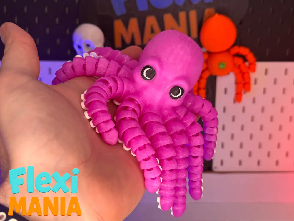 Flexi Octopus | Print-in-Place Articulated Octopus