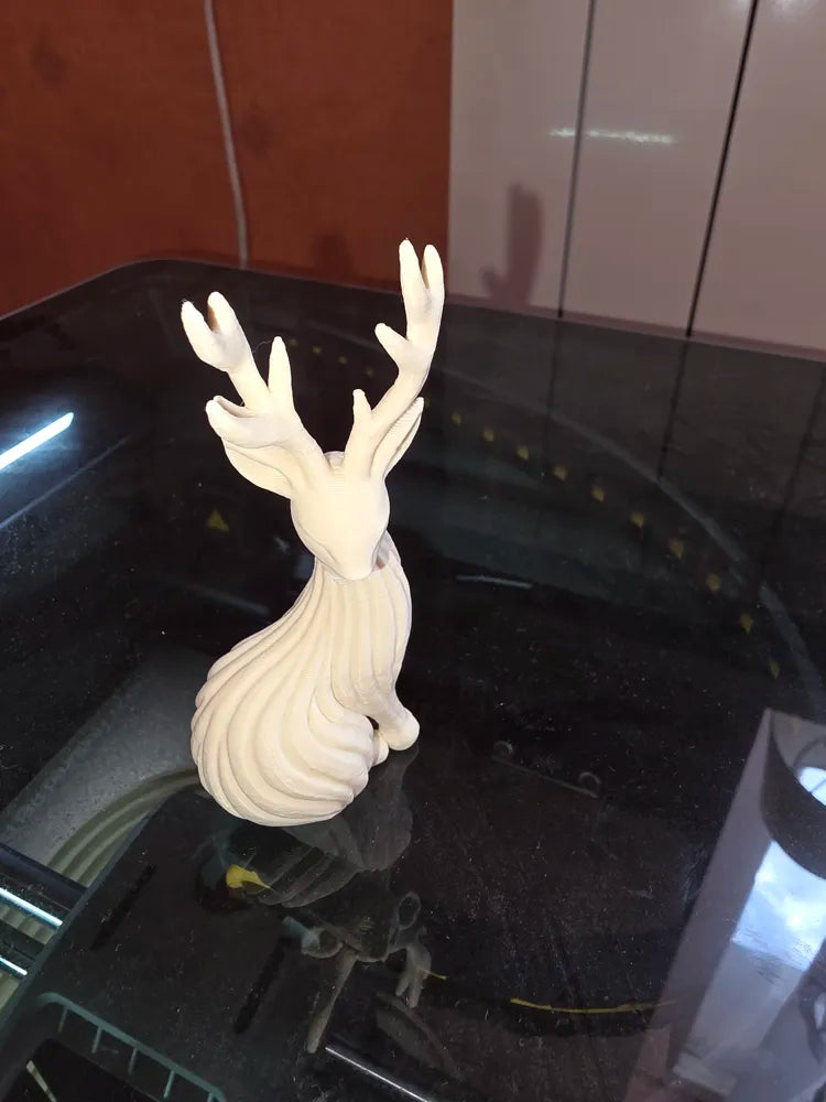 Minimalist Deer Couple – Japandi Christmas Home