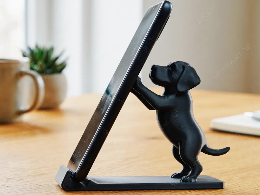 Cute 3D Printed Dog Cat Phone Stand Accessory #008