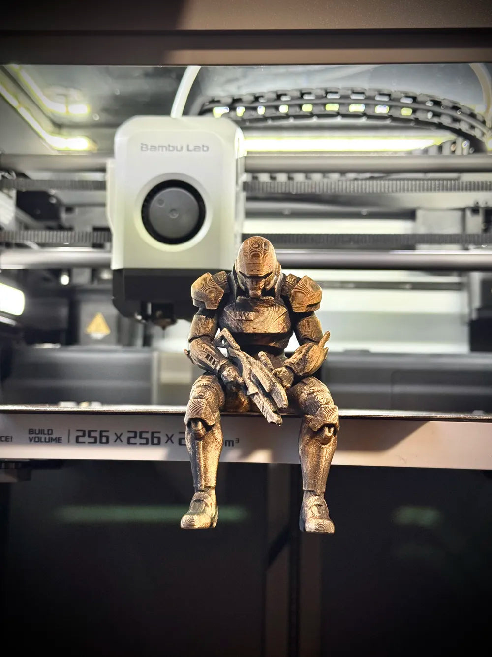 Sad Shepard (Mass Effect) Figurine on a ledge!