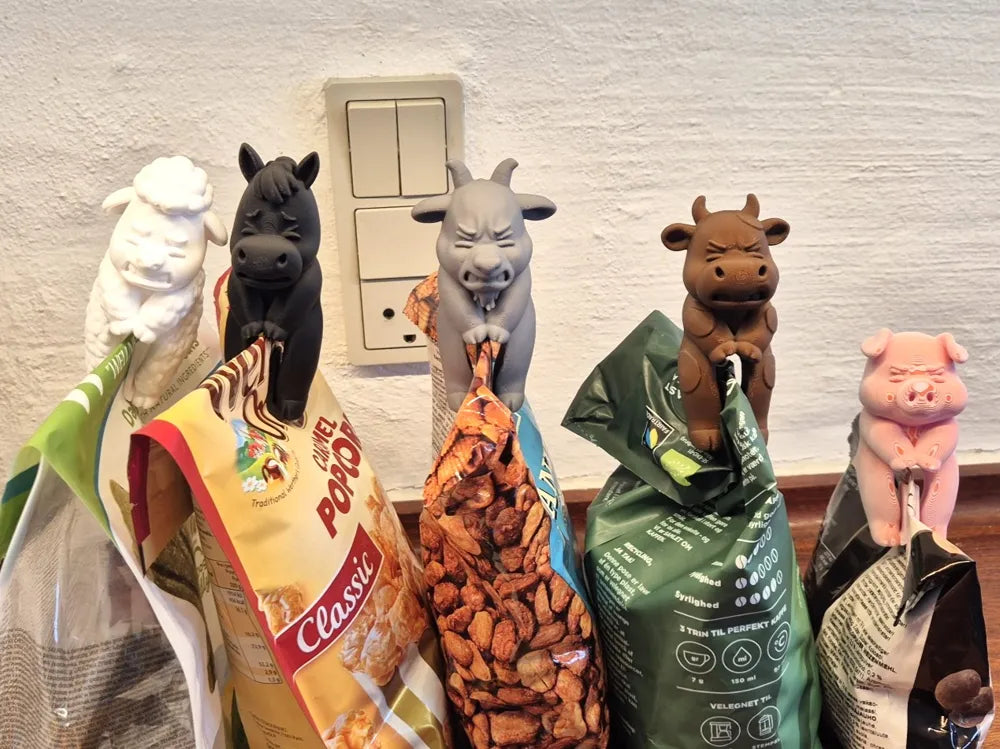 Farm Animal Bag Clip Squad
