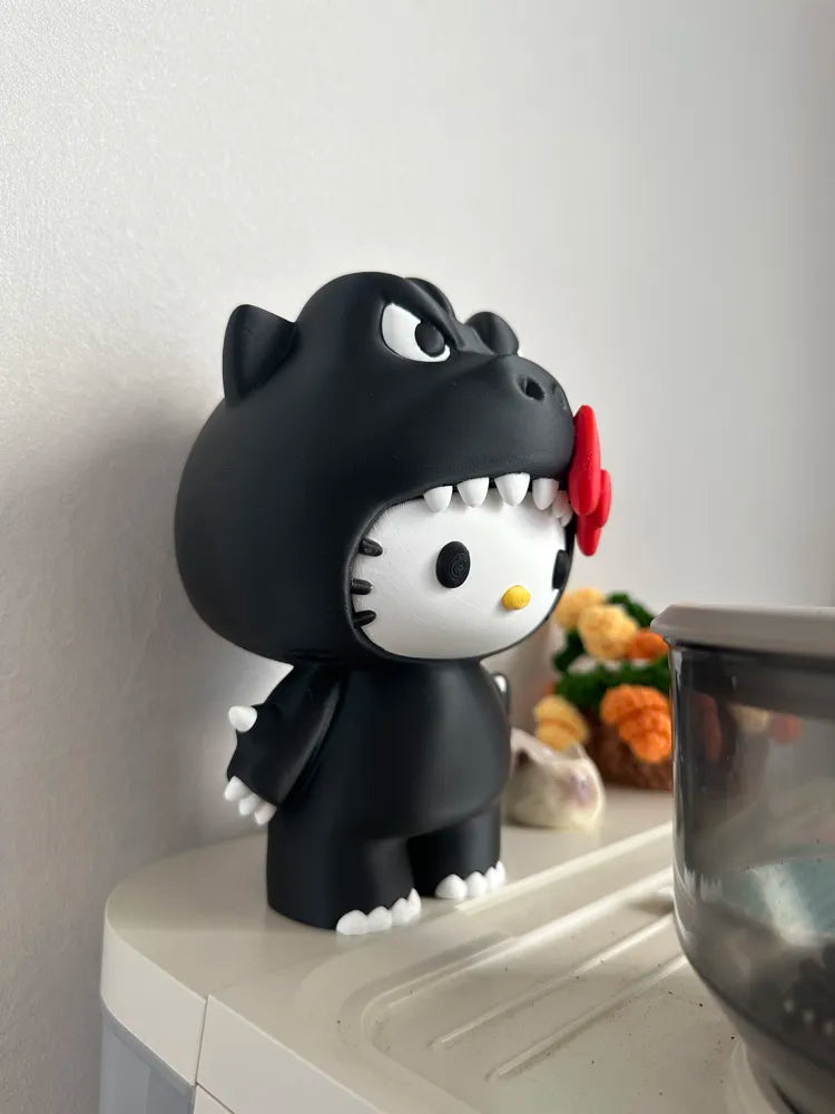 Hello Kitty x Godzilla McDonald's collaboration multi-part print 16cm tall (No AMS)