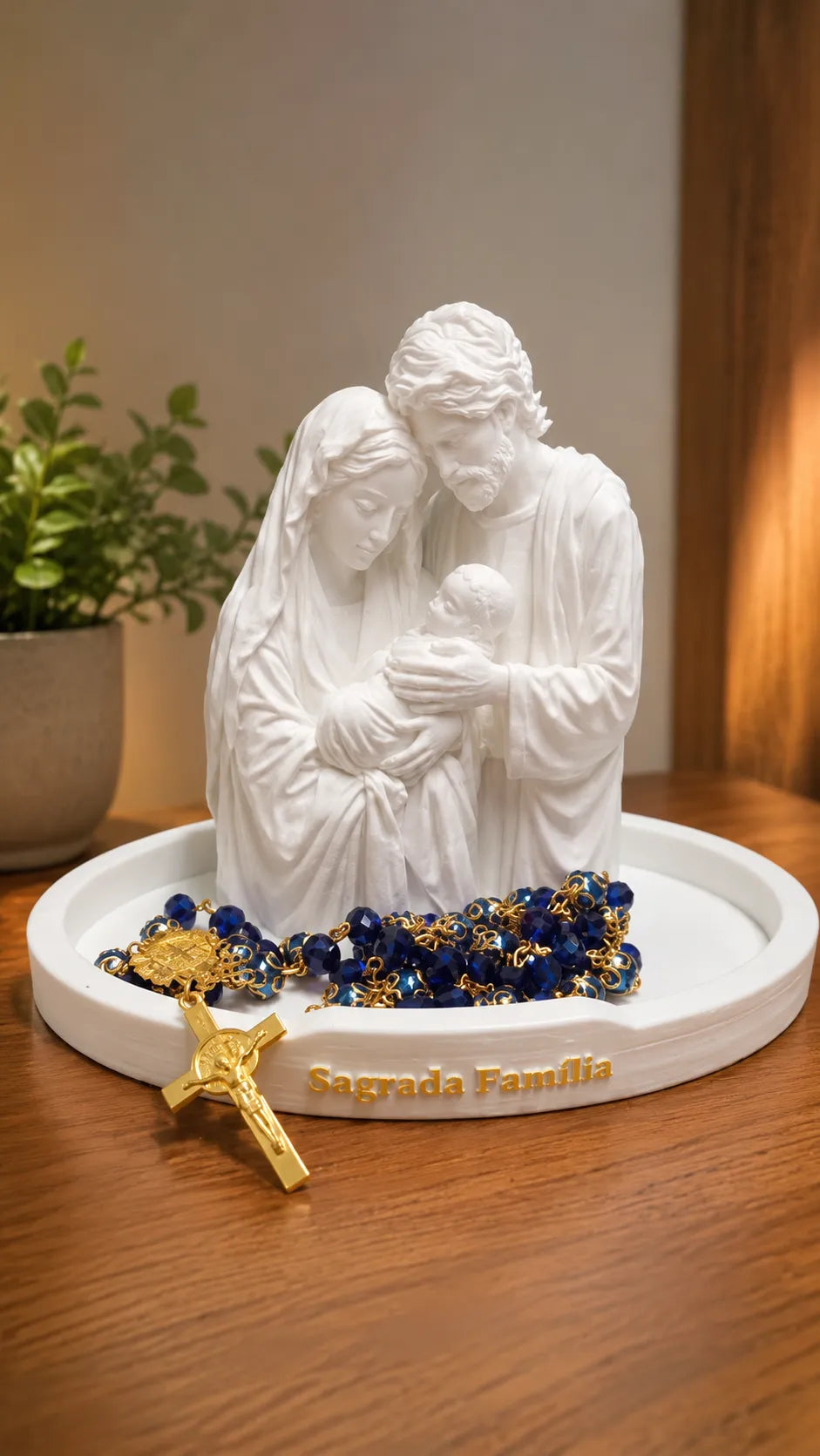 Holy Family Rosary Holder
