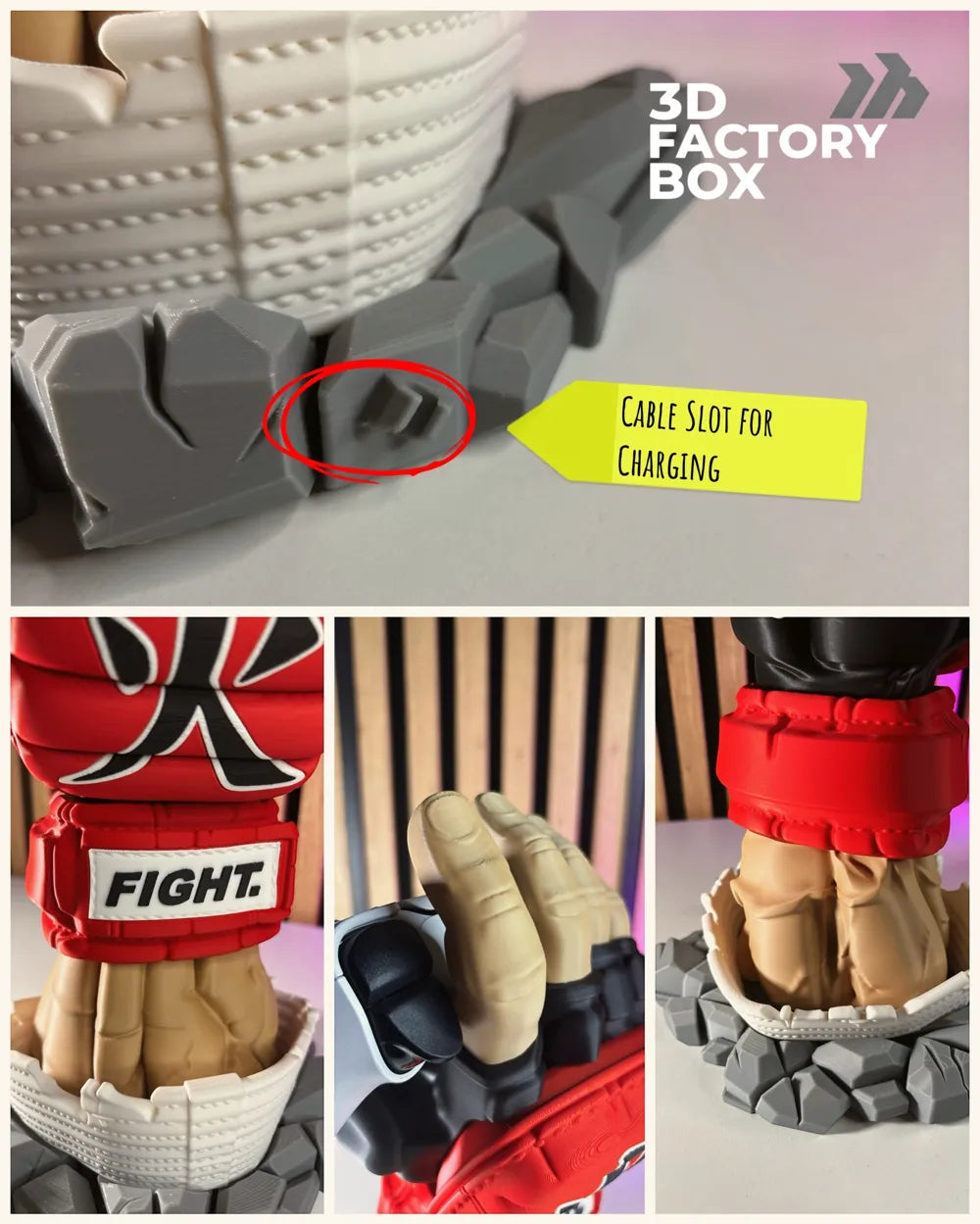 Universal Controller Stand - from Street Fighter