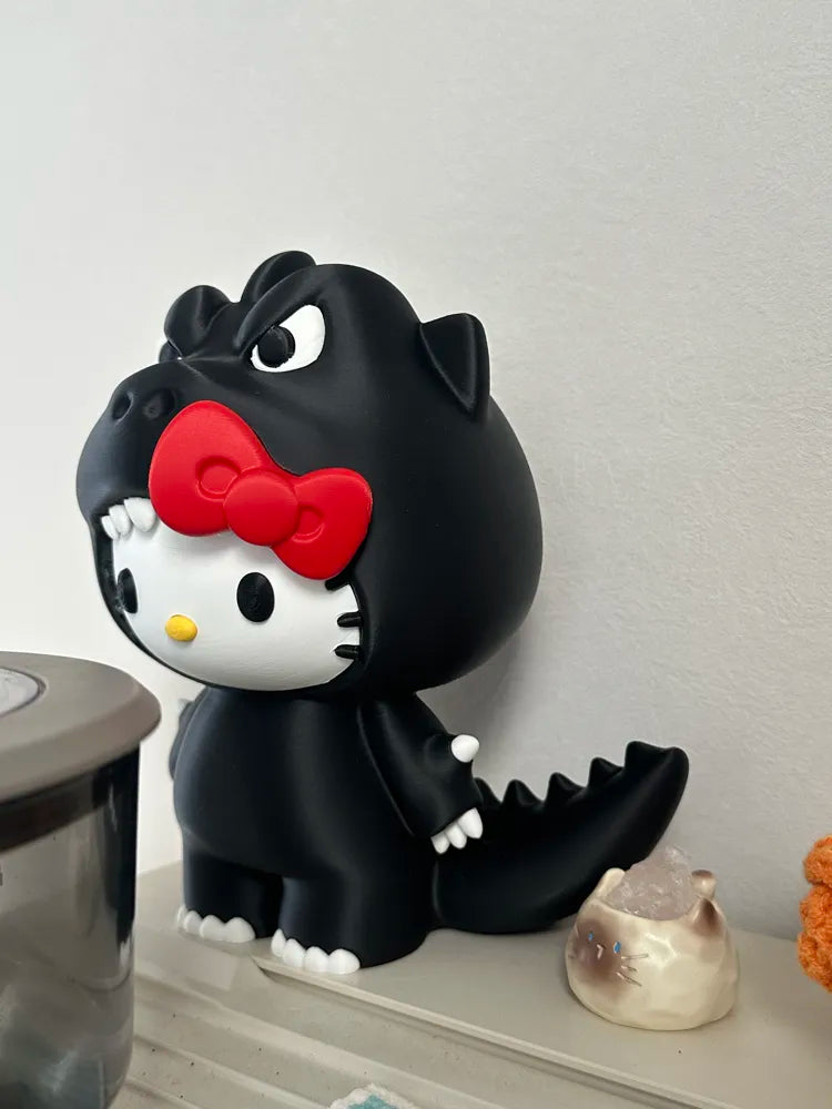 Hello Kitty x Godzilla McDonald's collaboration multi-part print 16cm tall (No AMS)
