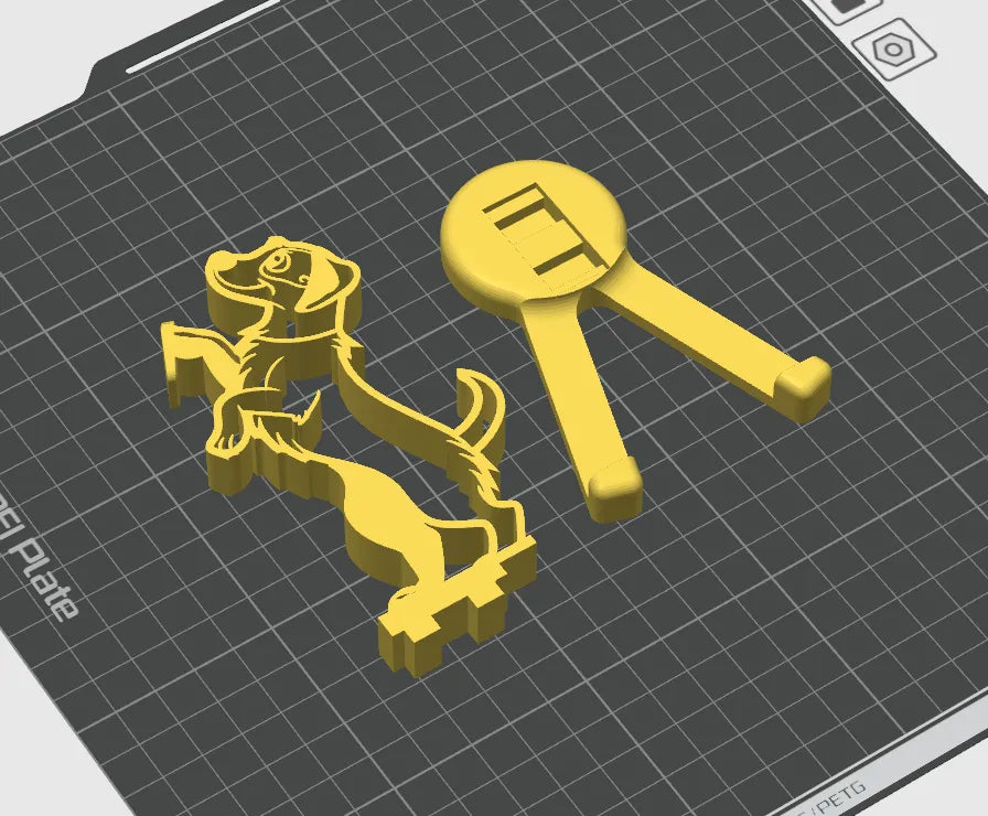 Cute Dog phone stand slot together holder