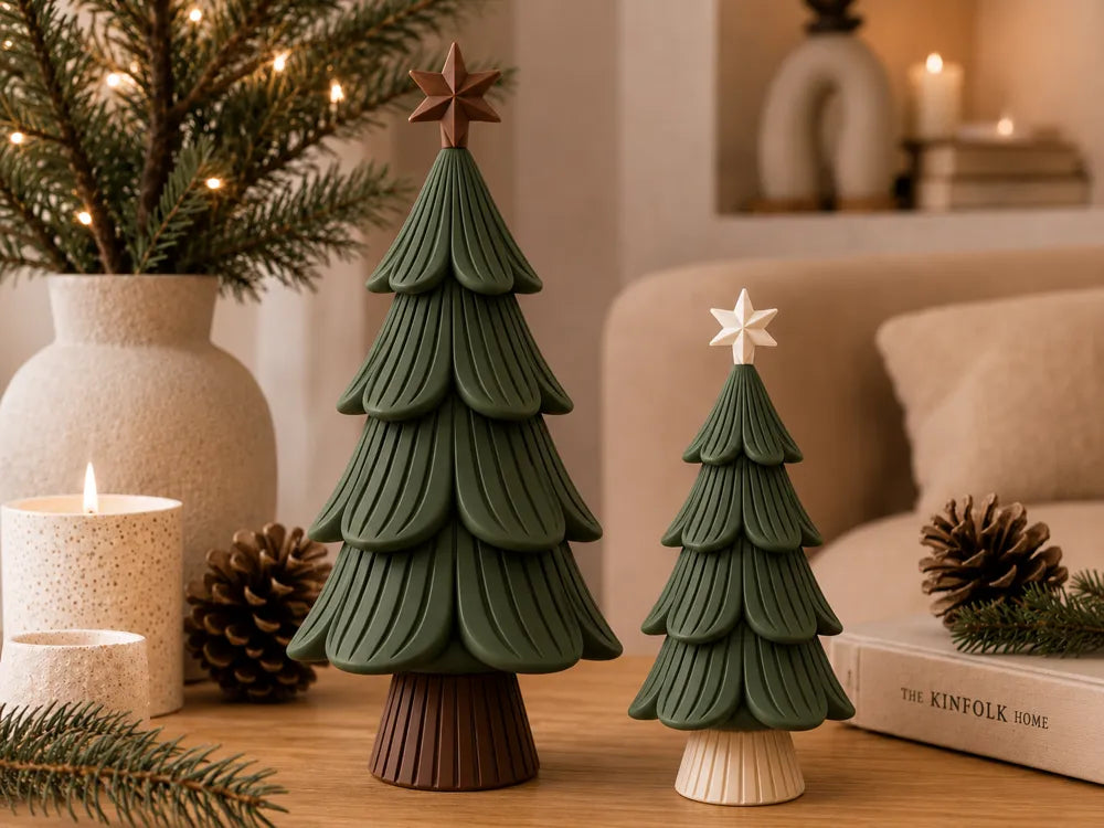 Christmas Tree Minimalistic Japandi Decor