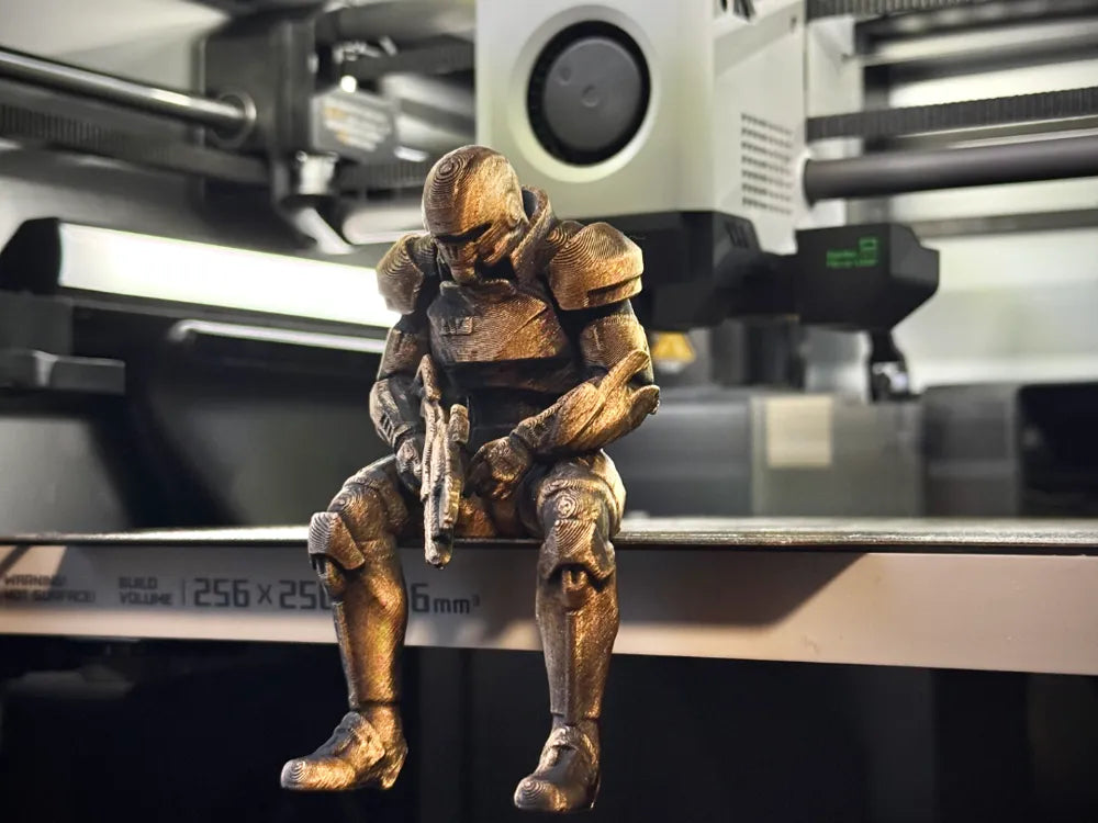 Sad Shepard (Mass Effect) Figurine on a ledge!