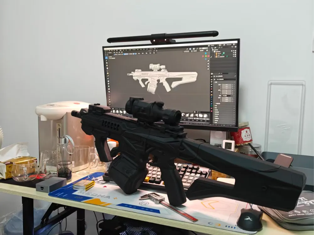 Delta Operations - M4A1 Gilded Matrix Gun Skin 1:1 Model (disassembled, non-firing)
