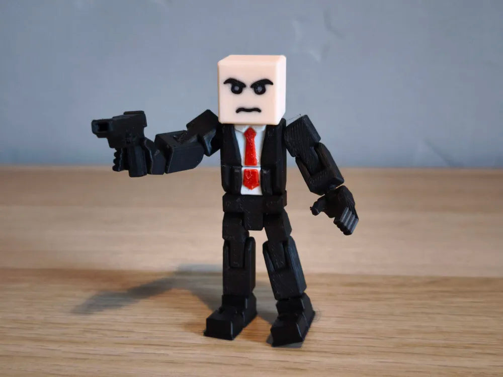 Hitman Agent 47 – Stylised Character with Pistol