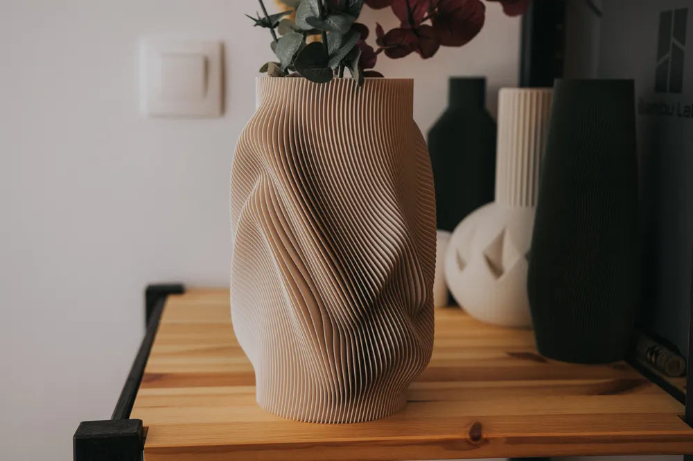 The Fjord Wave Flower Vase | Modern Japandi Design