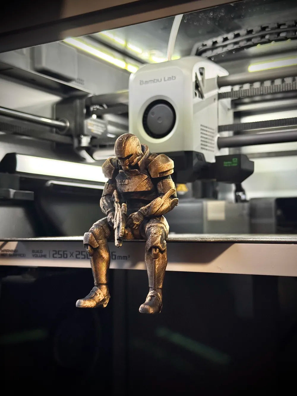 Sad Shepard (Mass Effect) Figurine on a ledge!