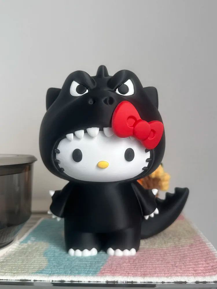 Hello Kitty x Godzilla McDonald's collaboration multi-part print 16cm tall (No AMS)