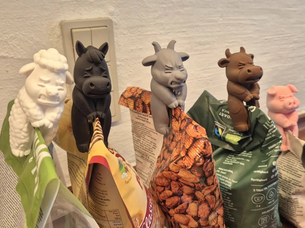 Farm Animal Bag Clip Squad