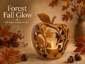 Forest Fall Glow - Apple LED Tealight Holder