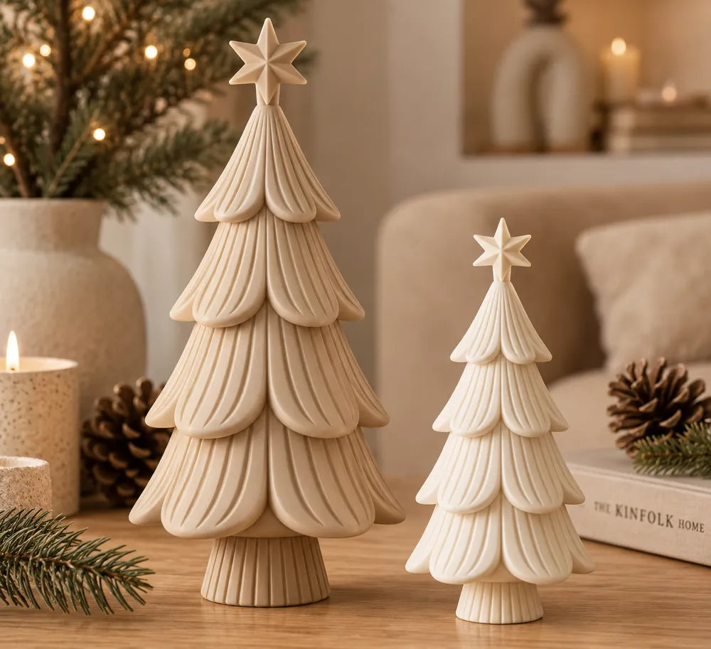 Christmas Tree Minimalistic Japandi Decor